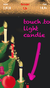 Flooney The Fly lightning candles at the Christmas tree in a special Christmas edition.