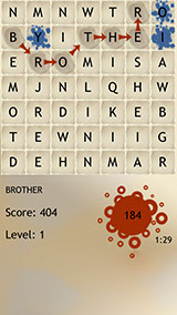 Words English - The rotating letter word search puzzle board game. Mobilutions.eu